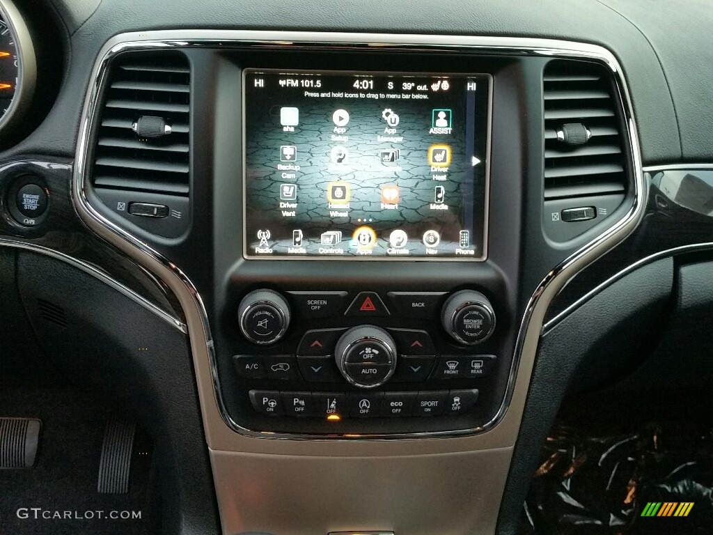 2017 Grand Cherokee Overland 4x4 - Bright White / Black photo #9