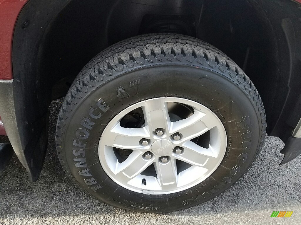 2013 Sierra 1500 SLE Crew Cab 4x4 - Fire Red / Ebony photo #4