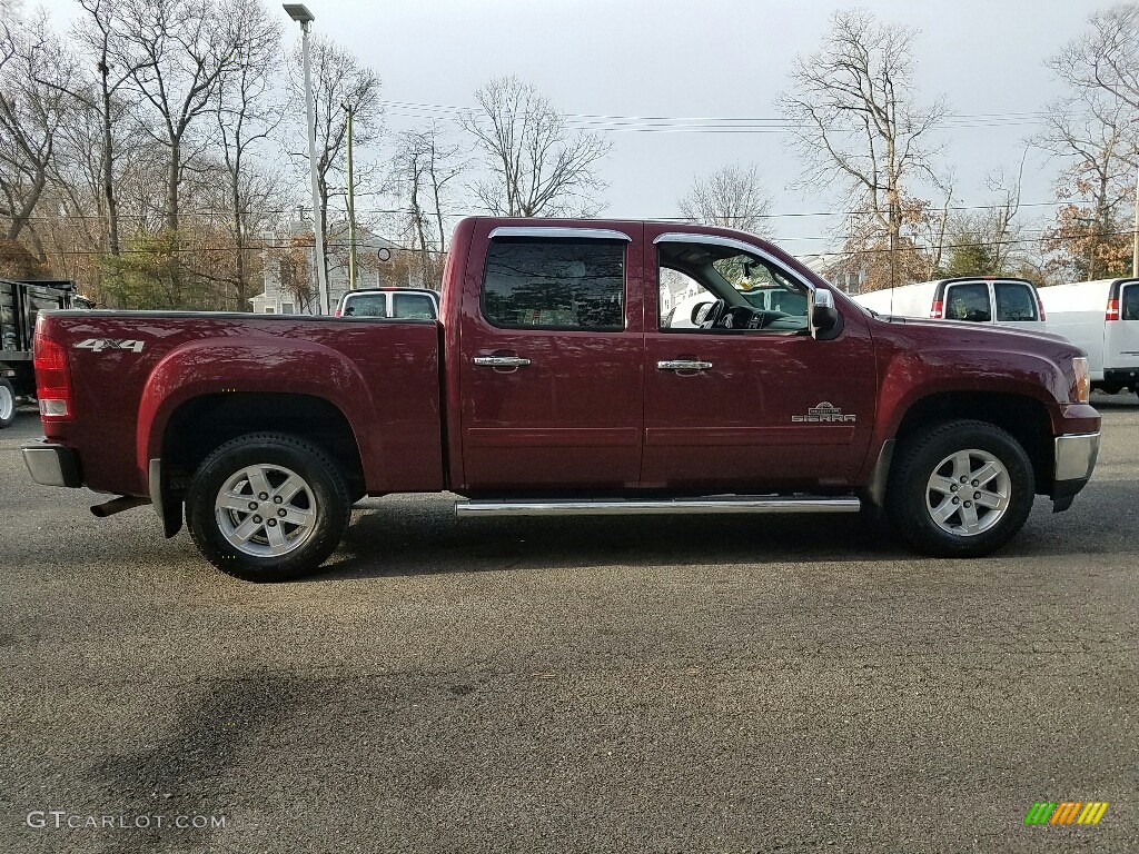2013 Sierra 1500 SLE Crew Cab 4x4 - Fire Red / Ebony photo #6