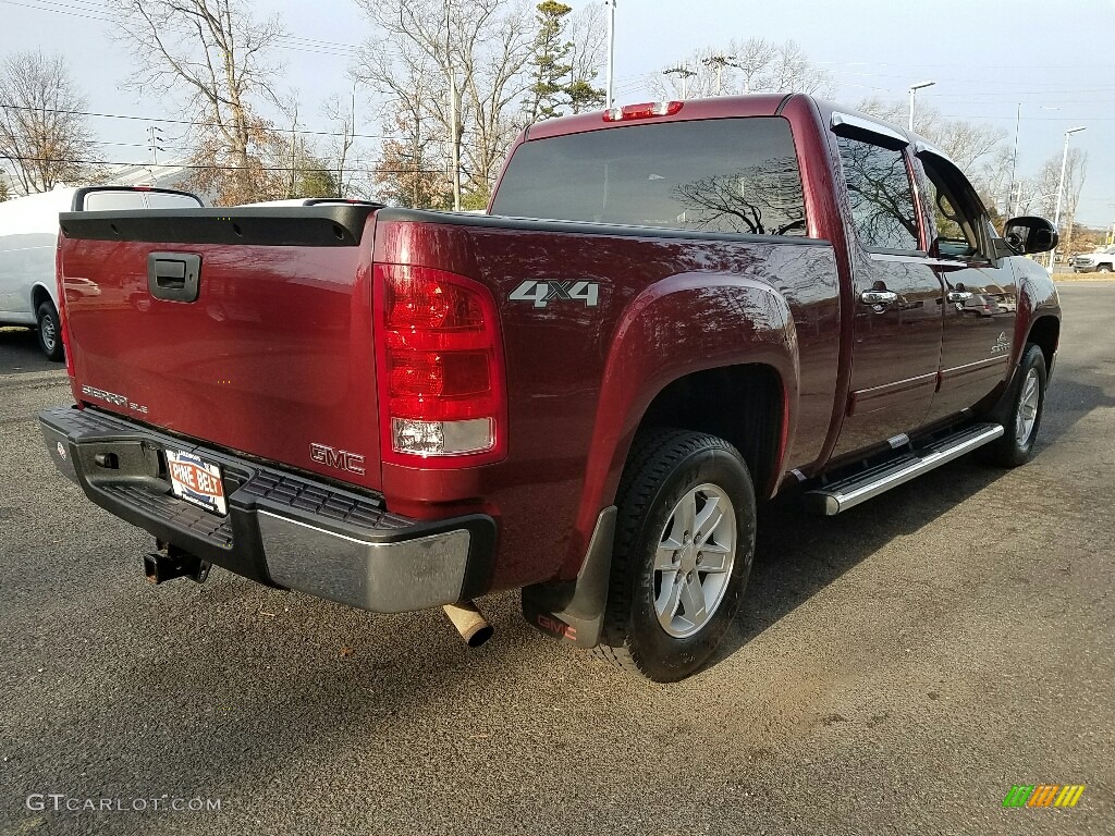 2013 Sierra 1500 SLE Crew Cab 4x4 - Fire Red / Ebony photo #8