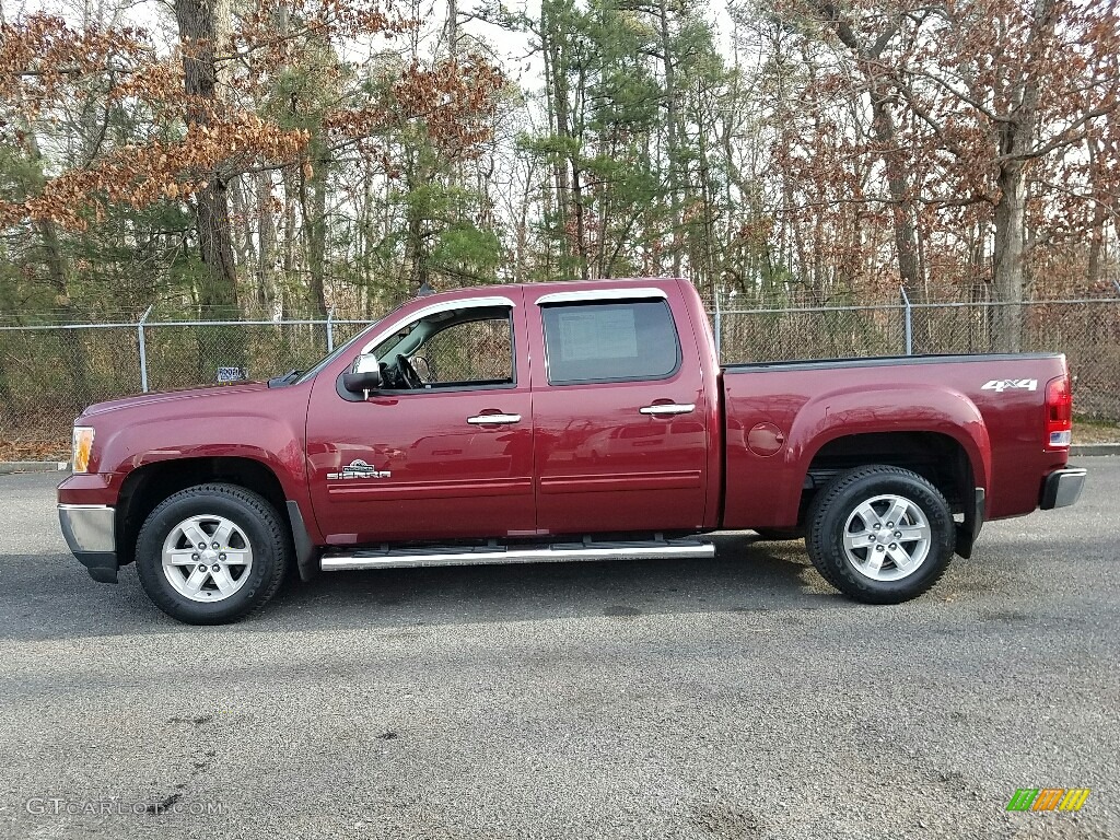 2013 Sierra 1500 SLE Crew Cab 4x4 - Fire Red / Ebony photo #13