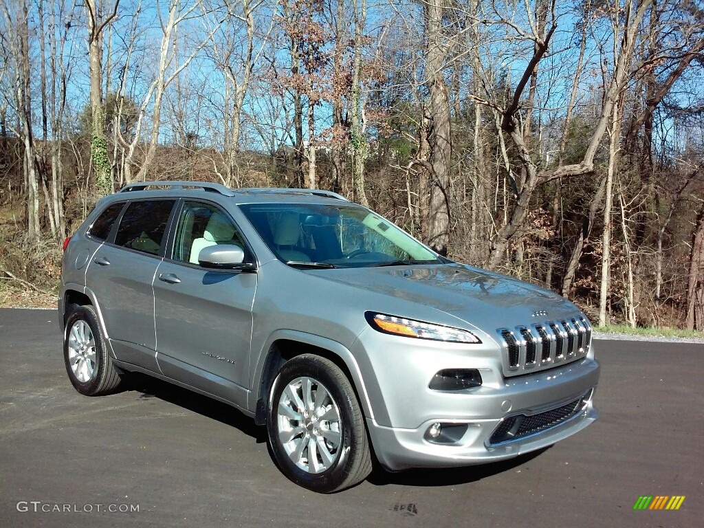 2017 Cherokee Overland 4x4 - Billet Silver Metallic / Brown/Pearl photo #4