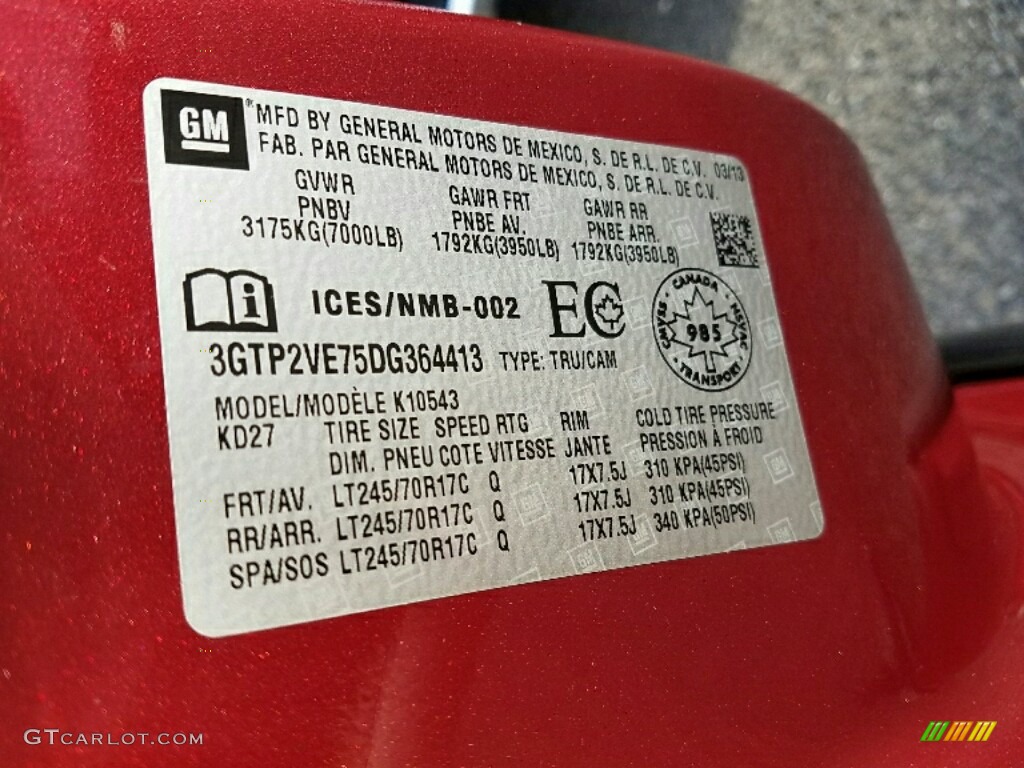 2013 Sierra 1500 SLE Crew Cab 4x4 - Fire Red / Ebony photo #19