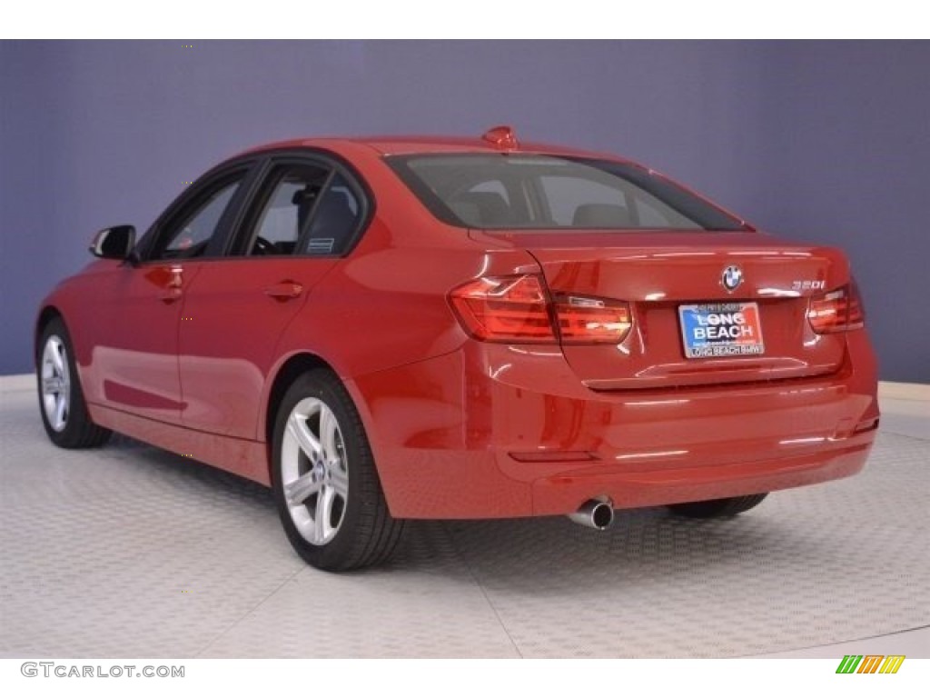 2015 3 Series 320i Sedan - Melbourne Red Metallic / Black photo #5