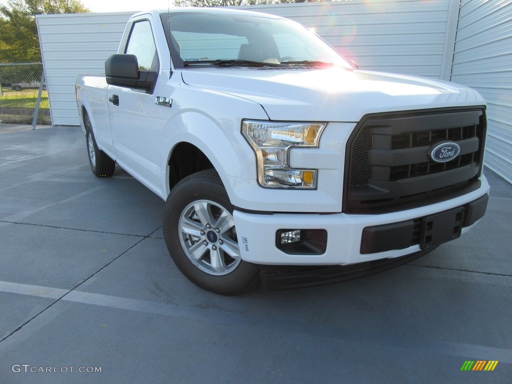 2017 F150 XL Regular Cab - Oxford White / Earth Gray photo #1