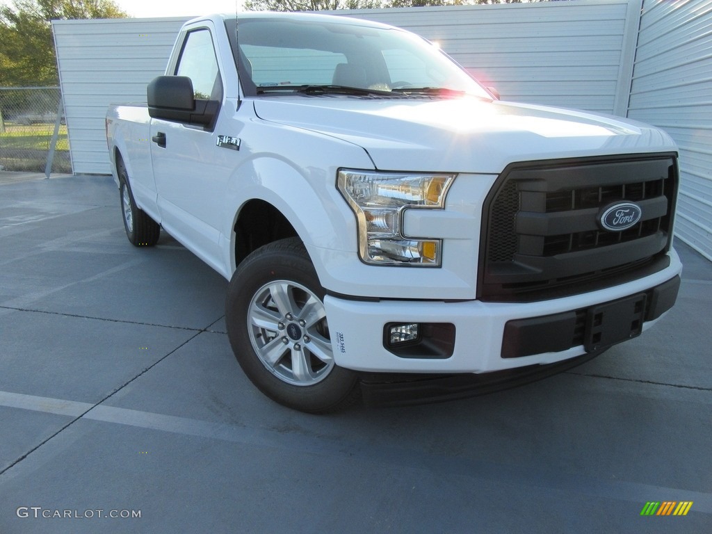 2017 F150 XL Regular Cab - Oxford White / Earth Gray photo #2