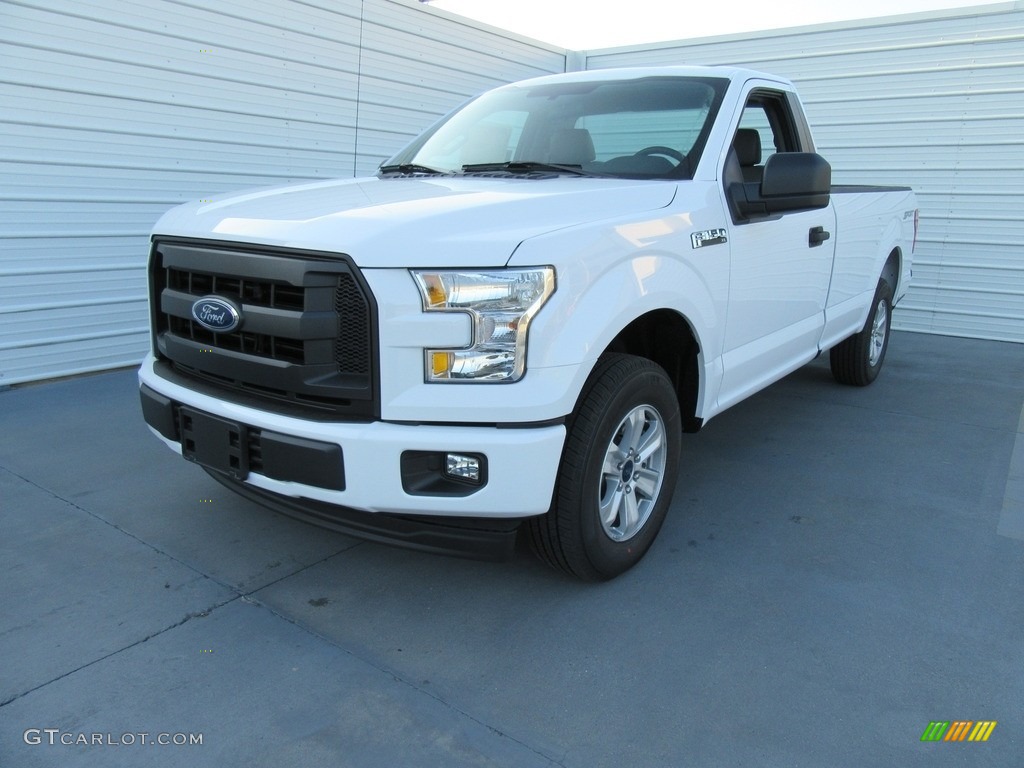 2017 F150 XL Regular Cab - Oxford White / Earth Gray photo #7