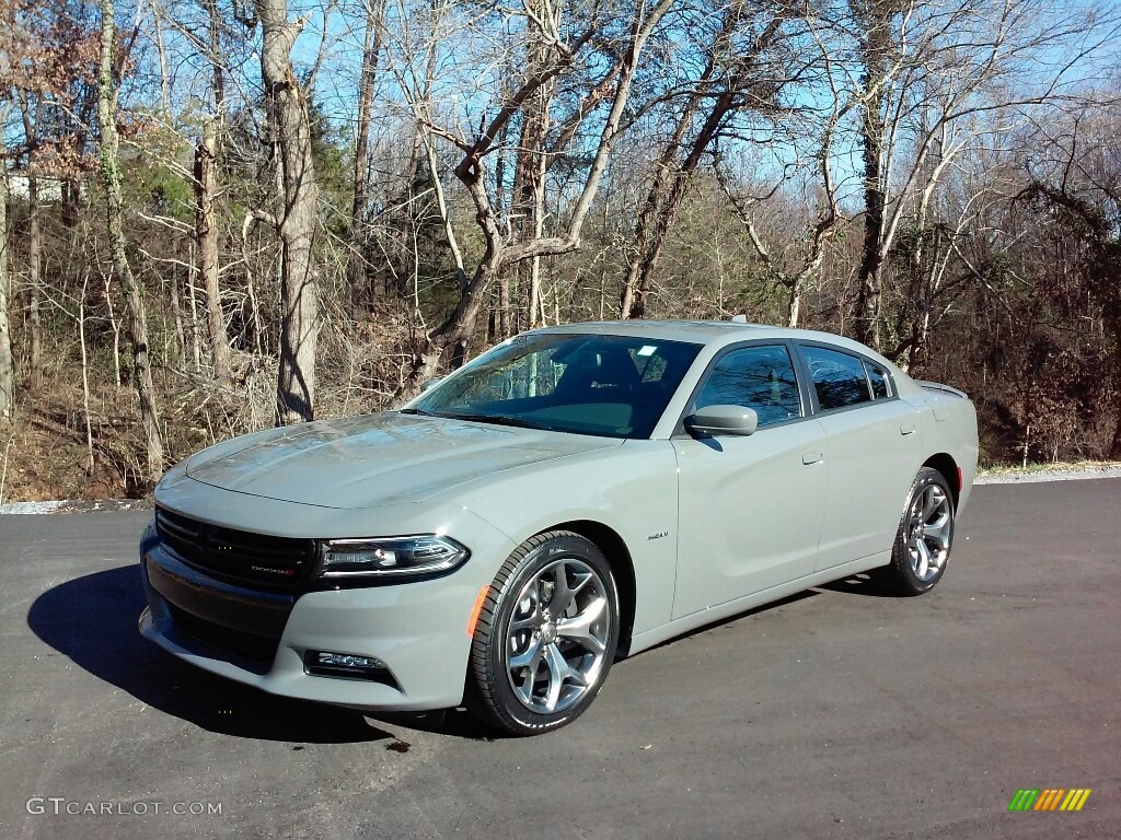 2017 Charger R/T - Destroyer Grey / Black photo #2