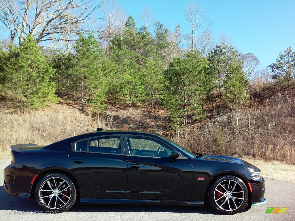 Pitch-Black 2017 Dodge Charger R/T Scat Pack Exterior Photo #117690927