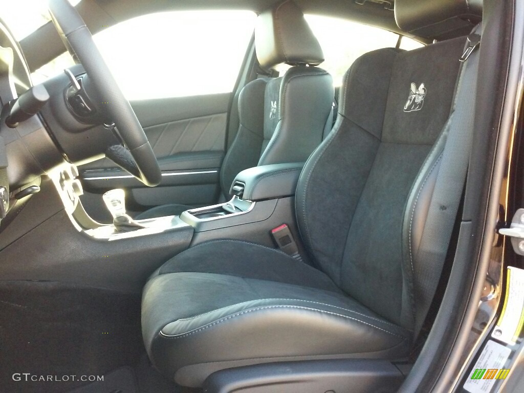 Black Interior 2017 Dodge Charger R/T Scat Pack Photo #117691131