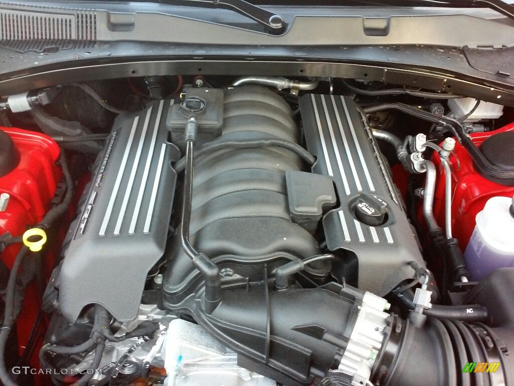 2017 Dodge Charger R/T Scat Pack 392 SRT 6.4 Liter HEMI OHV 16-Valve VVT MDS V8 Engine Photo #117692853