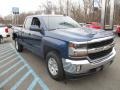 2017 Deep Ocean Blue Metallic Chevrolet Silverado 1500 LT Double Cab 4x4  photo #8