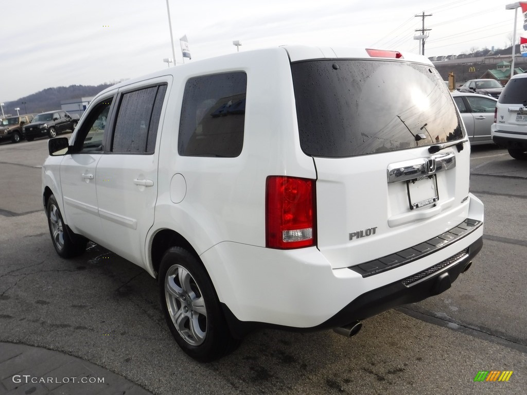 2015 Pilot EX-L 4WD - Taffeta White / Gray photo #8