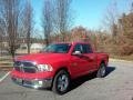 2017 Flame Red Ram 1500 Big Horn Crew Cab 4x4  photo #2