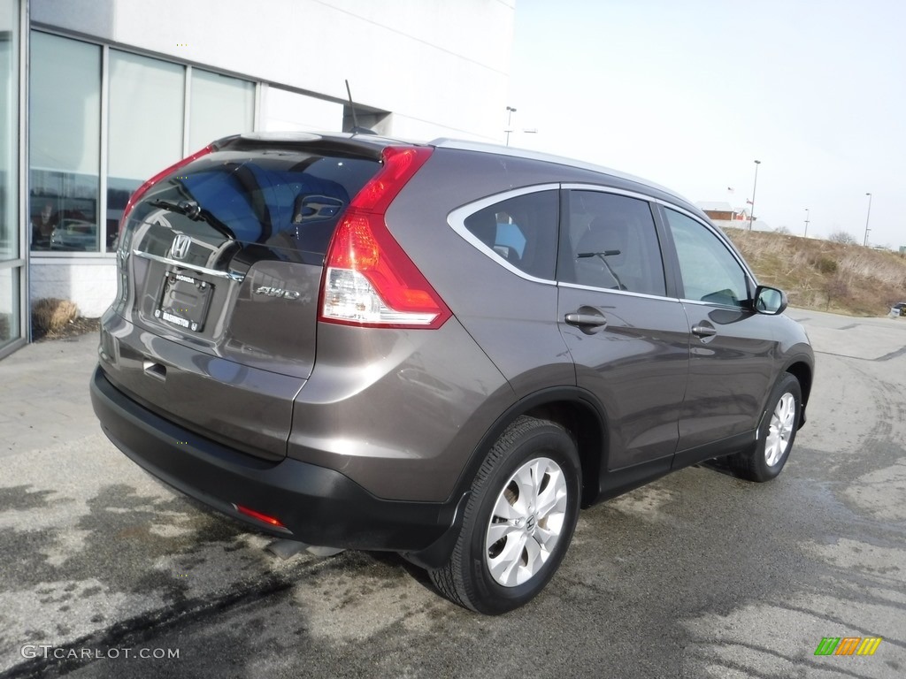 2014 CR-V EX-L AWD - Urban Titanium Metallic / Beige photo #10