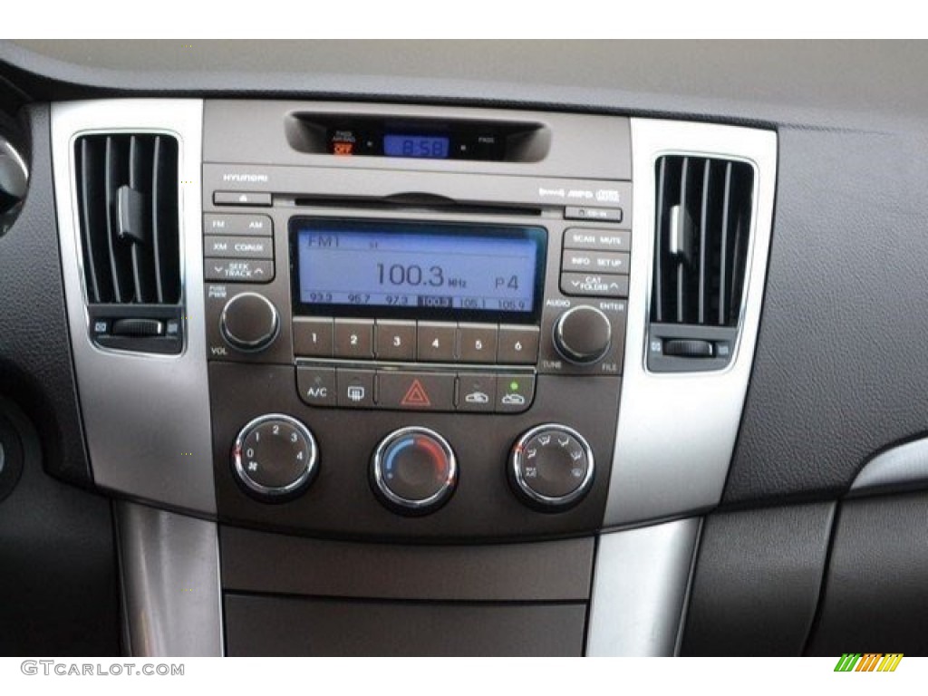 2010 Sonata GLS - Ebony Black / Gray photo #14