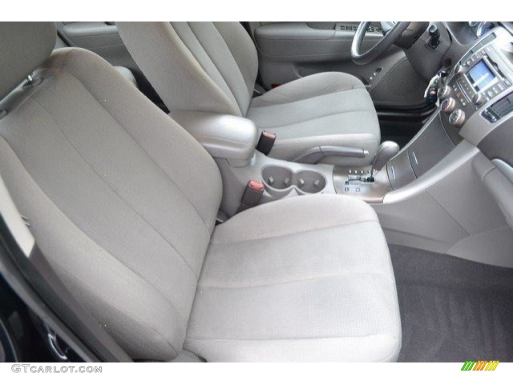 2010 Sonata GLS - Ebony Black / Gray photo #17