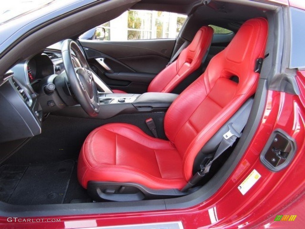 2014 Corvette Stingray Coupe Z51 - Crystal Red Tintcoat / Adrenaline Red photo #3