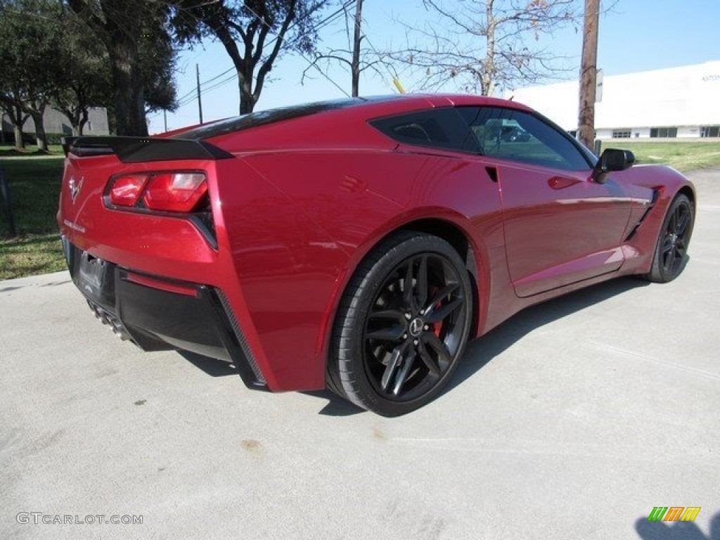 2014 Corvette Stingray Coupe Z51 - Crystal Red Tintcoat / Adrenaline Red photo #7