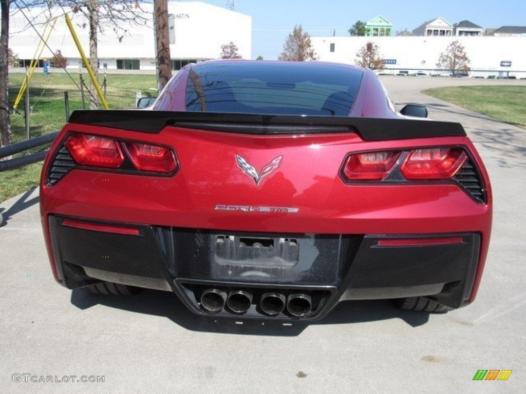 2014 Corvette Stingray Coupe Z51 - Crystal Red Tintcoat / Adrenaline Red photo #8