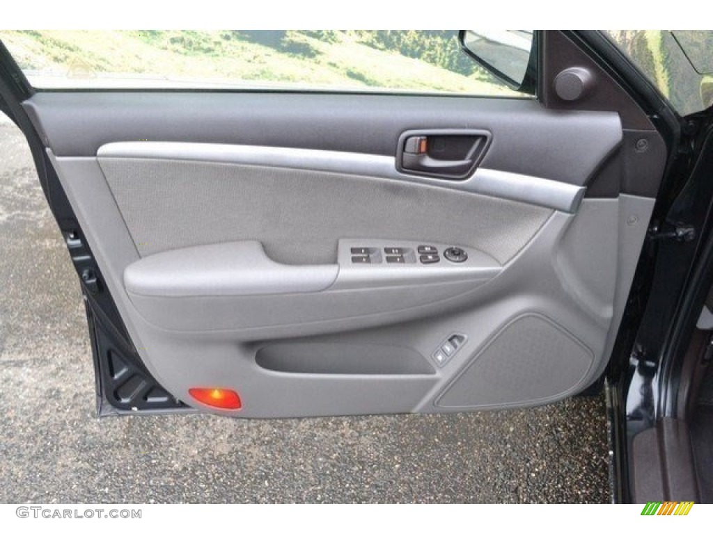 2010 Sonata GLS - Ebony Black / Gray photo #24