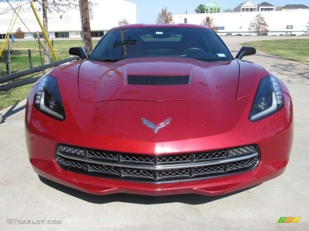2014 Corvette Stingray Coupe Z51 - Crystal Red Tintcoat / Adrenaline Red photo #9