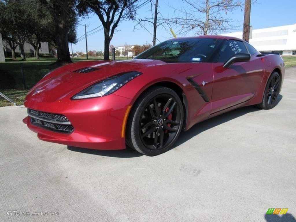 2014 Corvette Stingray Coupe Z51 - Crystal Red Tintcoat / Adrenaline Red photo #10