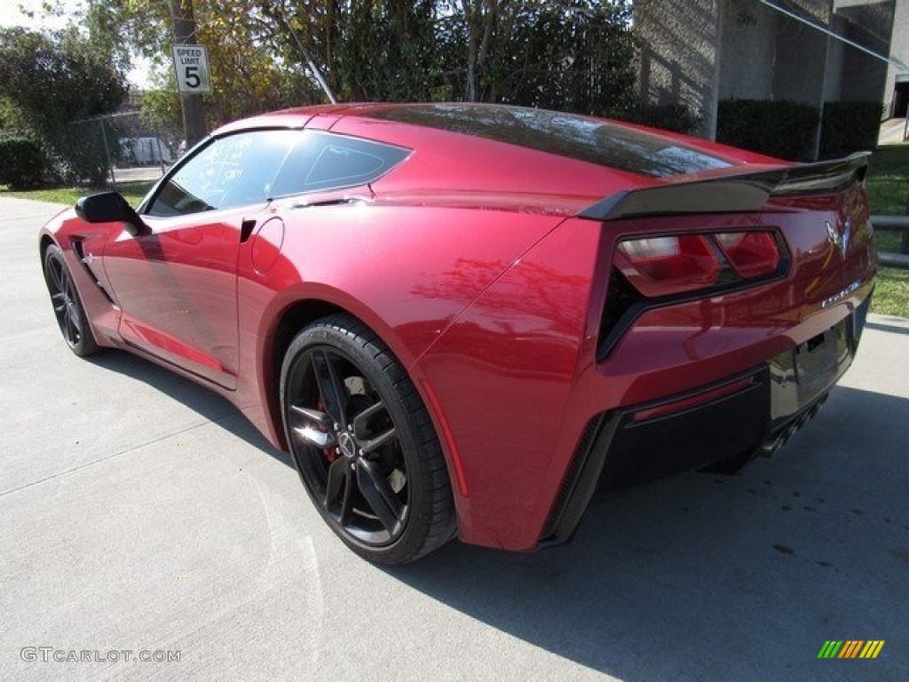 2014 Corvette Stingray Coupe Z51 - Crystal Red Tintcoat / Adrenaline Red photo #12