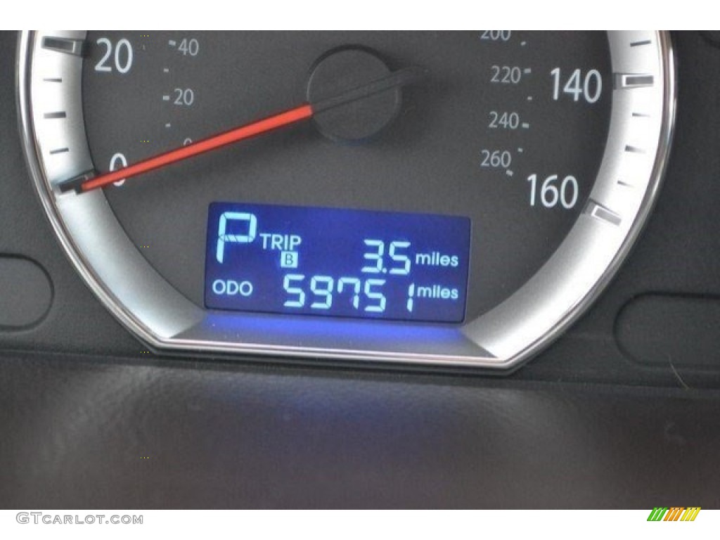 2010 Sonata GLS - Ebony Black / Gray photo #29