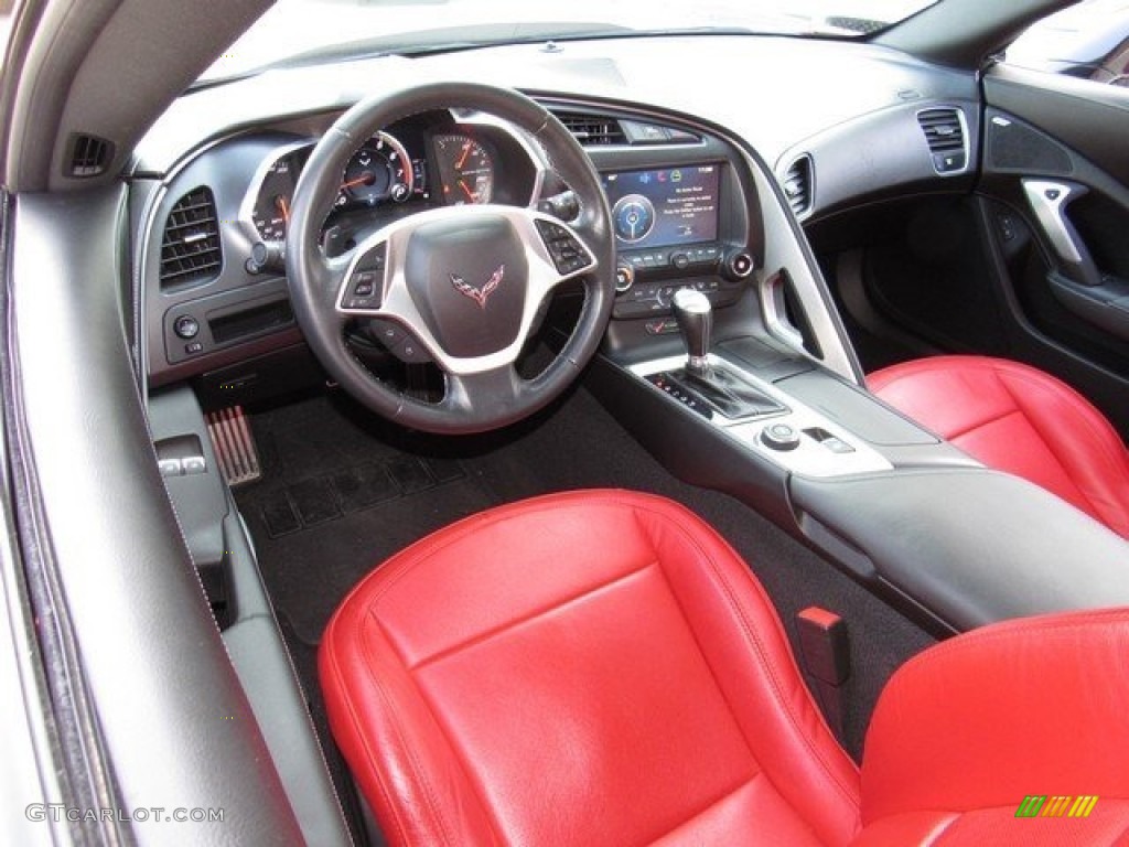 Adrenaline Red Interior 2014 Chevrolet Corvette Stingray Coupe Z51 Photo #117694977