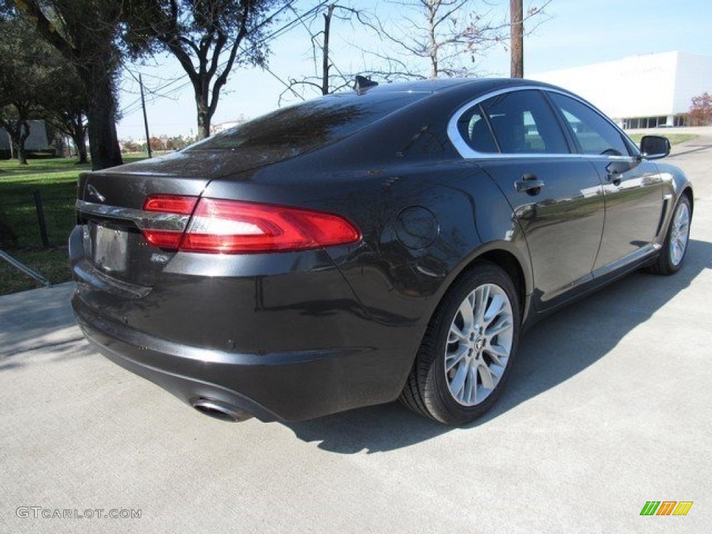 2013 XF 3.0 - Stratus Grey Metallic / Warm Charcoal photo #7