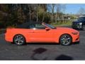 Competition Orange 2016 Ford Mustang V6 Convertible Exterior