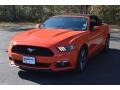 2016 Competition Orange Ford Mustang V6 Convertible  photo #8