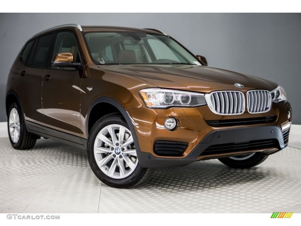Chestnut Bronze Metallic 2017 BMW X3 sDrive28i Exterior Photo #117698463