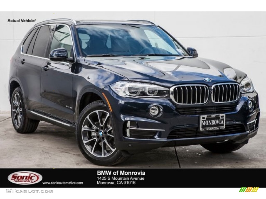 2017 X5 sDrive35i - Imperial Blue Metallic / Canberra Beige/Black photo #1