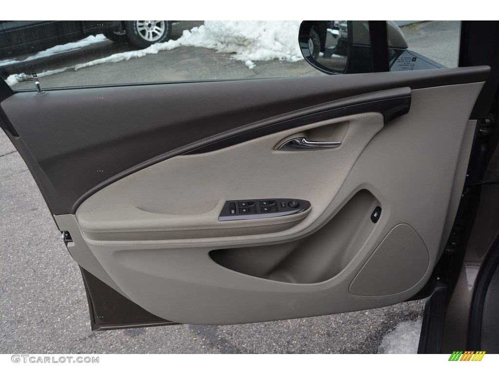 2014 Chevrolet Volt Standard Volt Model Pebble Beige/Dark Accents Door Panel Photo #117698730