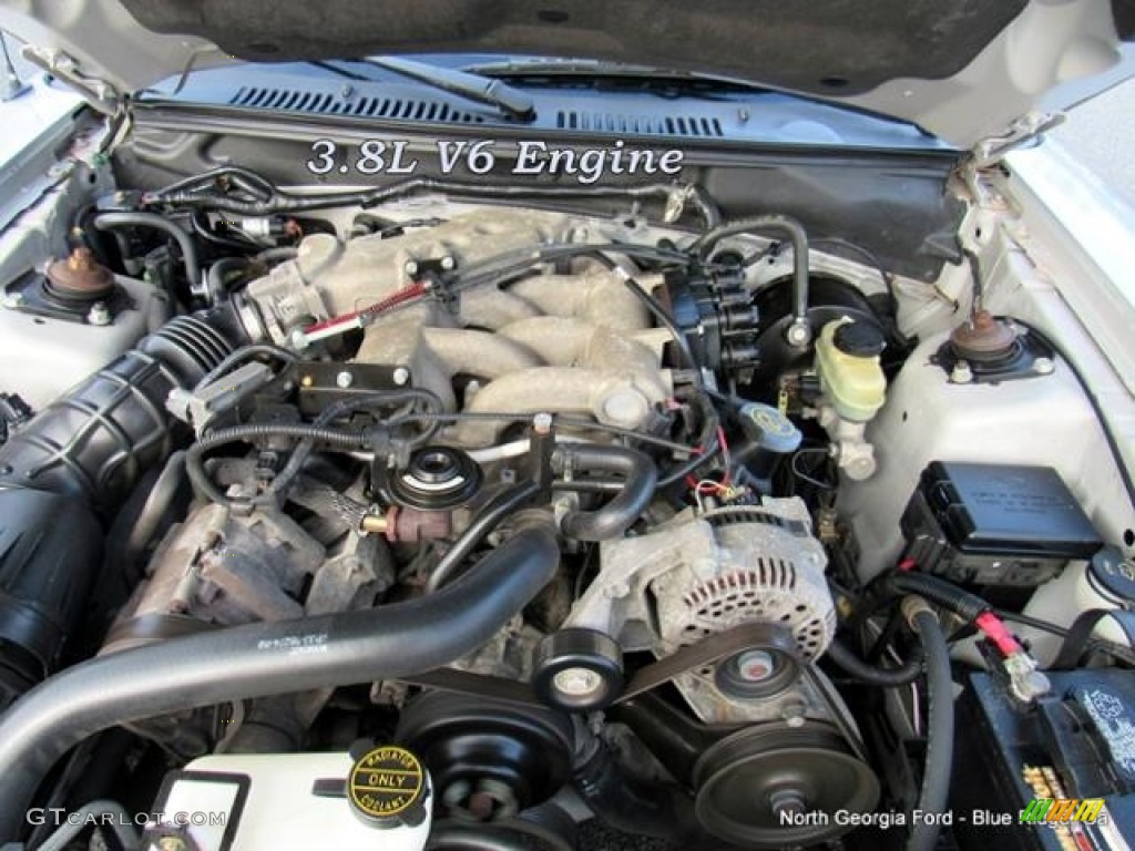 2000 Mustang V6 Convertible - Silver Metallic / Dark Charcoal photo #10