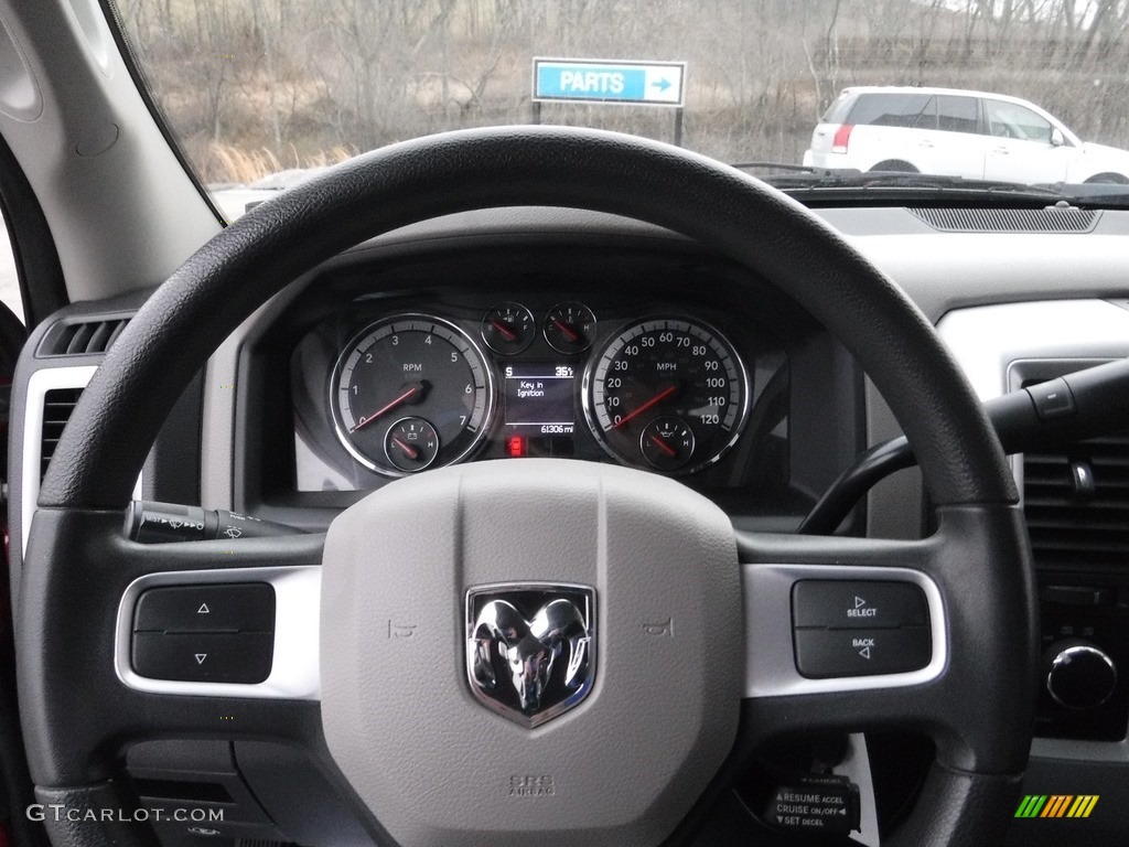 2010 Ram 1500 SLT Quad Cab 4x4 - Inferno Red Crystal Pearl / Dark Slate/Medium Graystone photo #28