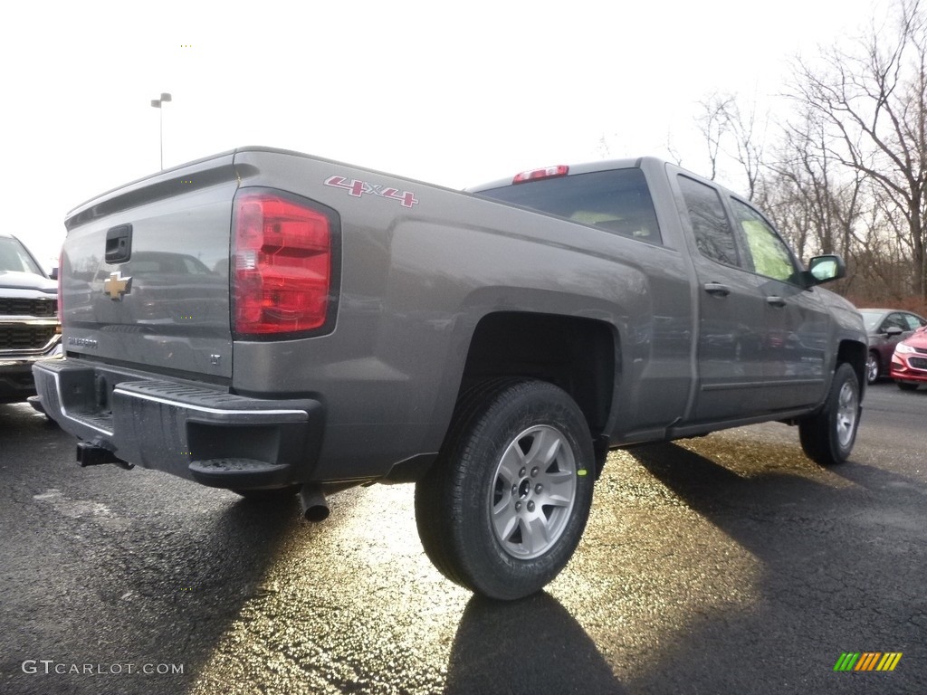 2017 Silverado 1500 LT Double Cab 4x4 - Pepperdust Metallic / Jet Black photo #5