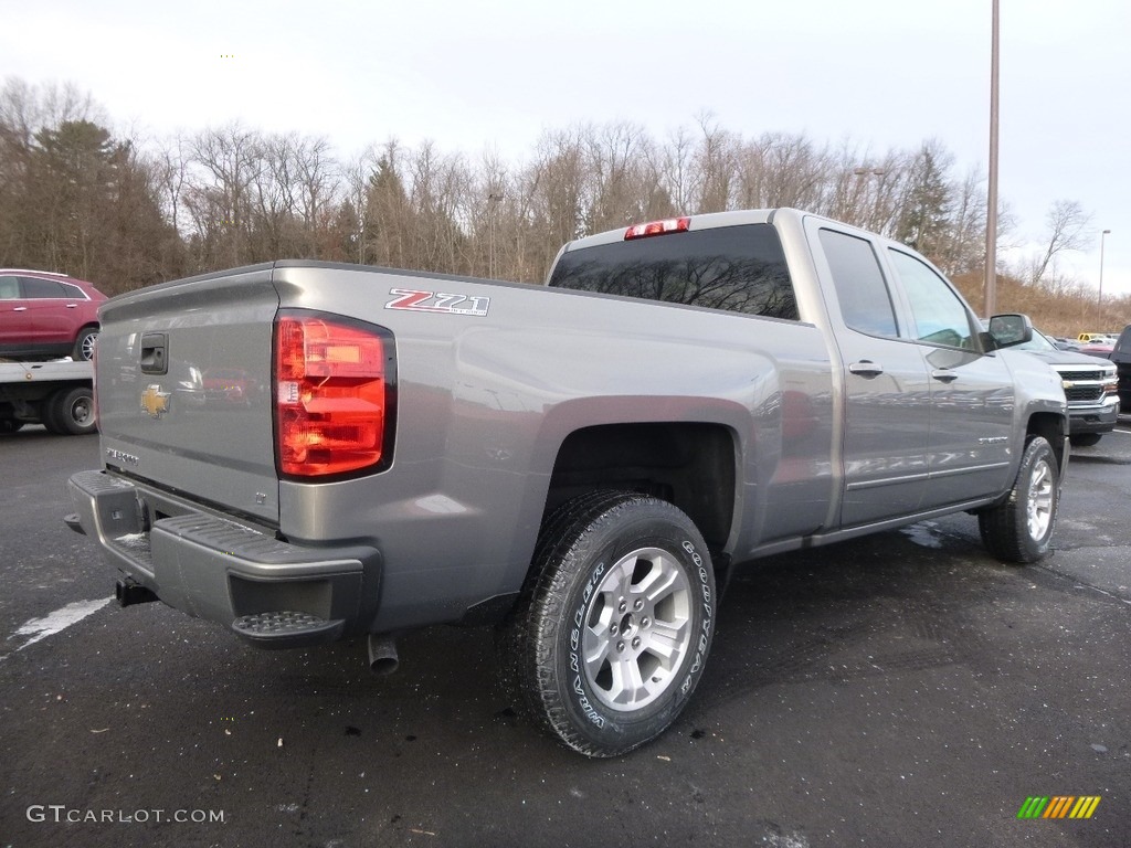 2017 Silverado 1500 LT Double Cab 4x4 - Pepperdust Metallic / Jet Black photo #5