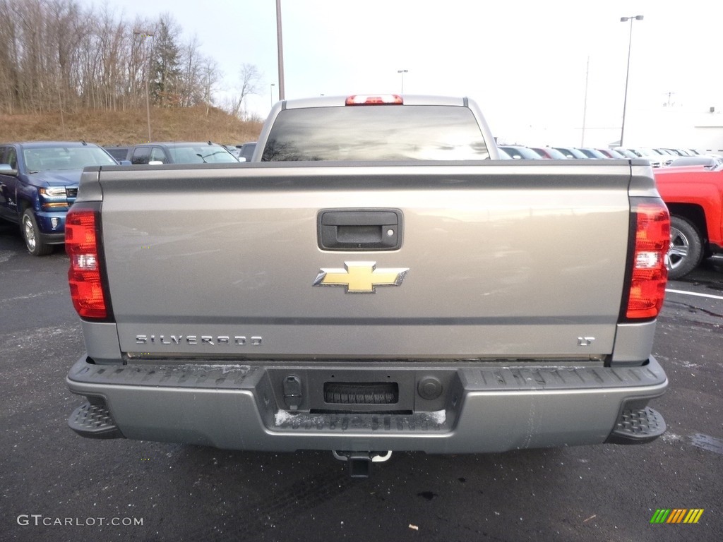 2017 Silverado 1500 LT Double Cab 4x4 - Pepperdust Metallic / Jet Black photo #6