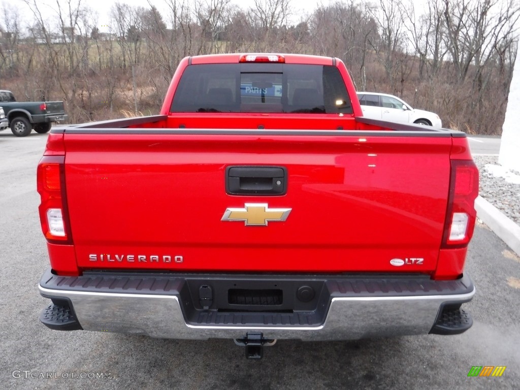 2017 Silverado 1500 LTZ Double Cab 4x4 - Red Hot / Cocoa/­Dune photo #7