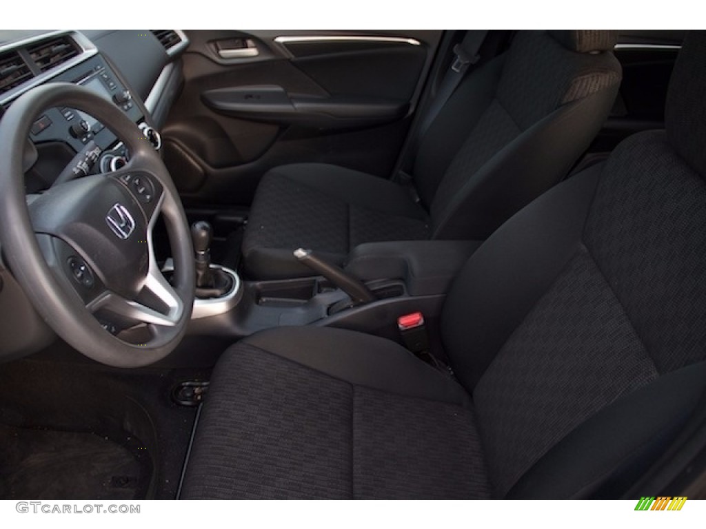 2015 Fit LX - Crystal Black Pearl / Black photo #3