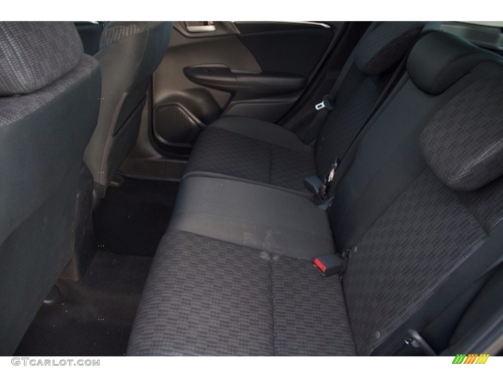 2015 Fit LX - Crystal Black Pearl / Black photo #4