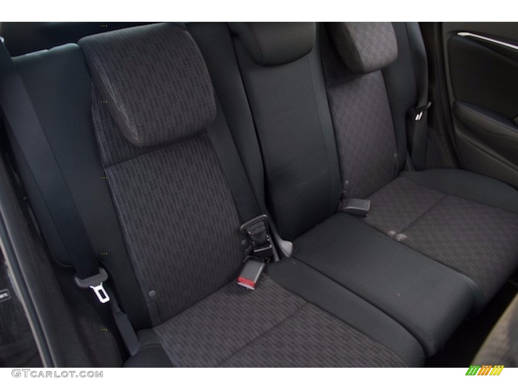 2015 Fit LX - Crystal Black Pearl / Black photo #16