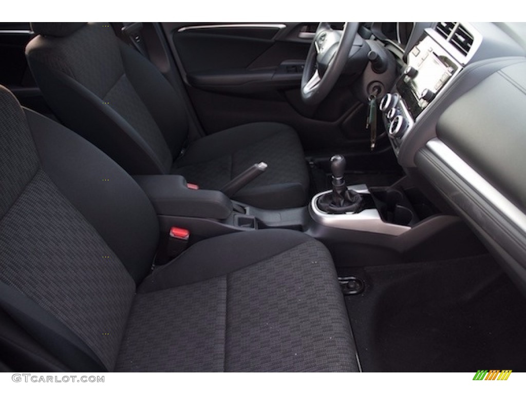 2015 Fit LX - Crystal Black Pearl / Black photo #17