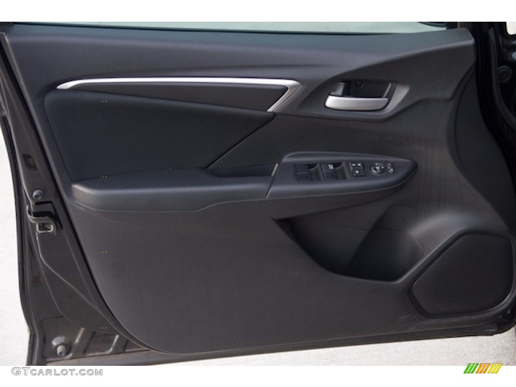 2015 Fit LX - Crystal Black Pearl / Black photo #22
