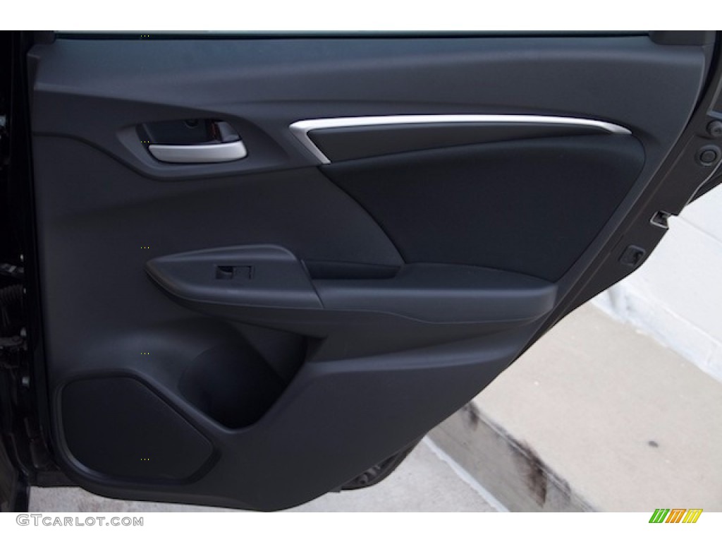 2015 Fit LX - Crystal Black Pearl / Black photo #24