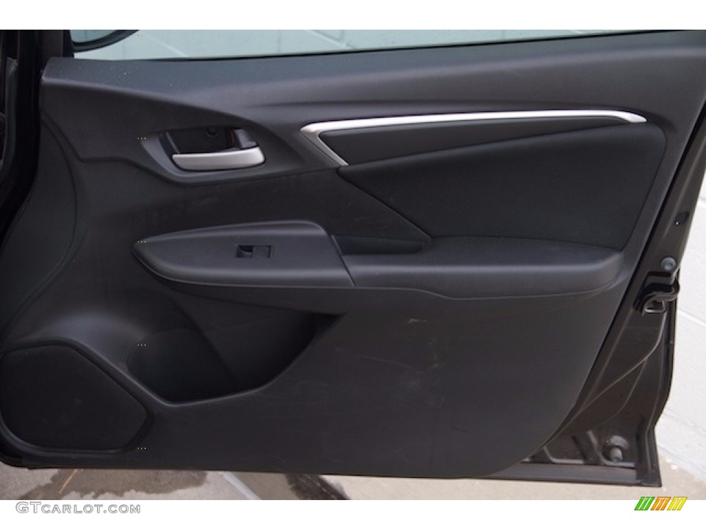 2015 Fit LX - Crystal Black Pearl / Black photo #25