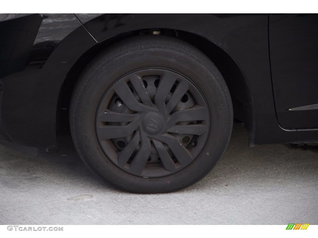 2015 Fit LX - Crystal Black Pearl / Black photo #28